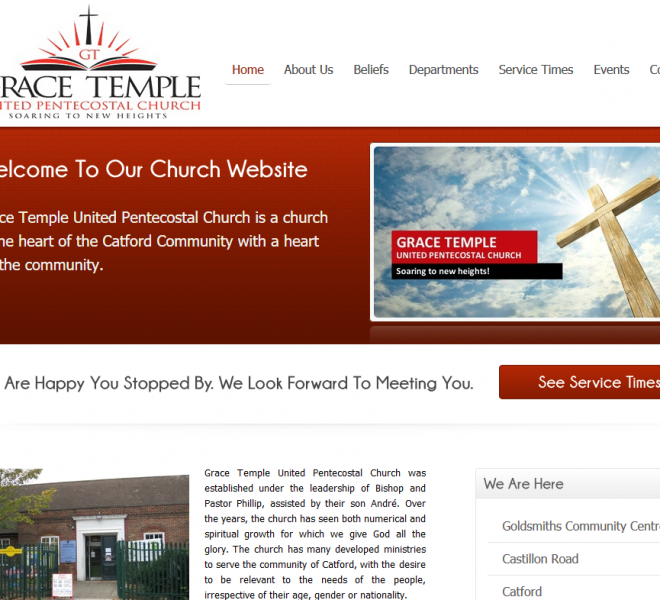 Church Website Designed by Empowerment Website Design