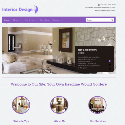 Empowerment Designs Interior Design Website