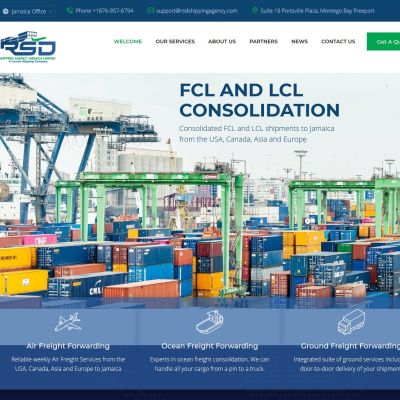 Shipping and Logisitics Website Design - Empowerment Website Design